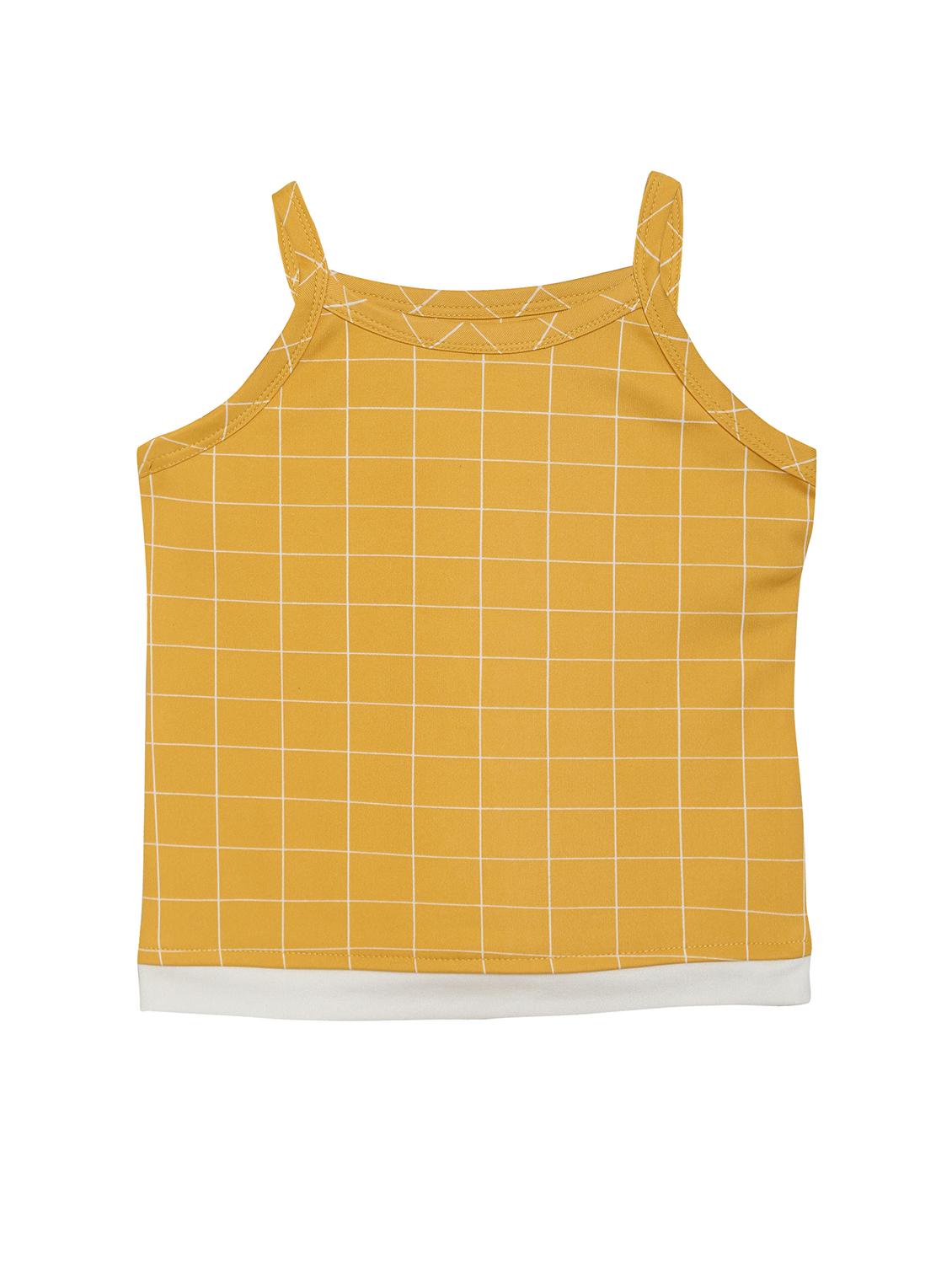 yellow rayon shorts sets twin & jump suit - 17183417 - Standard Image - 2