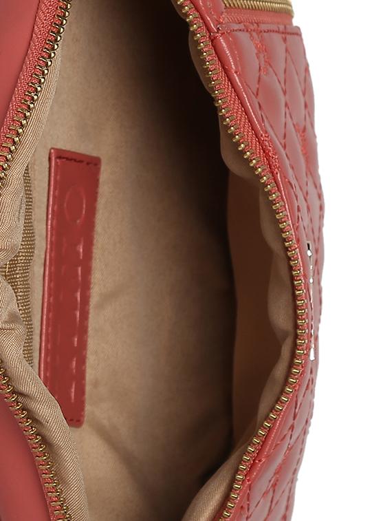maroon leatherette (pu) regular pouch - 17184933 - Standard Image - 2