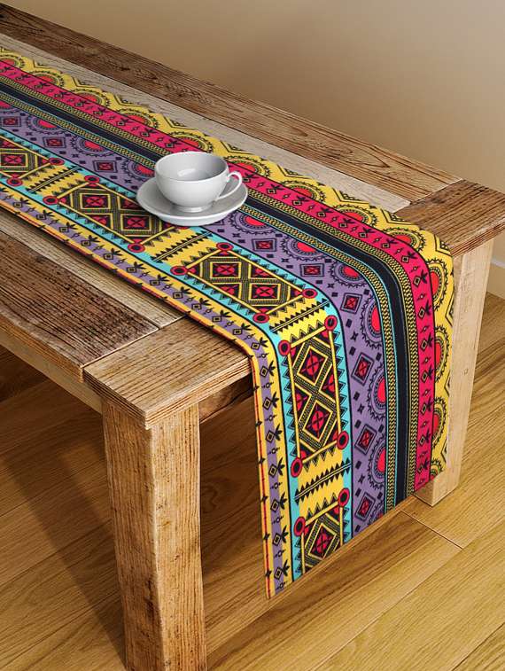   digital printed table runner