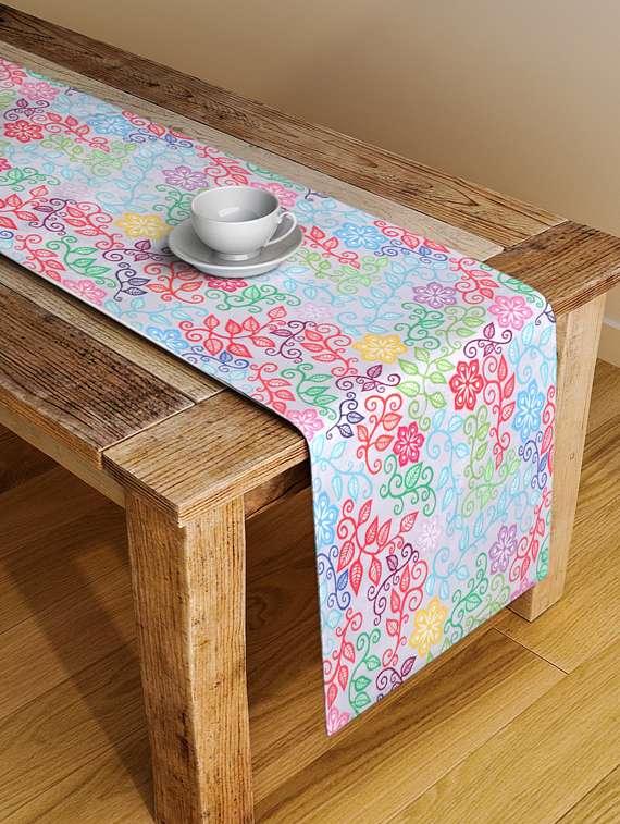  digital printed table runner