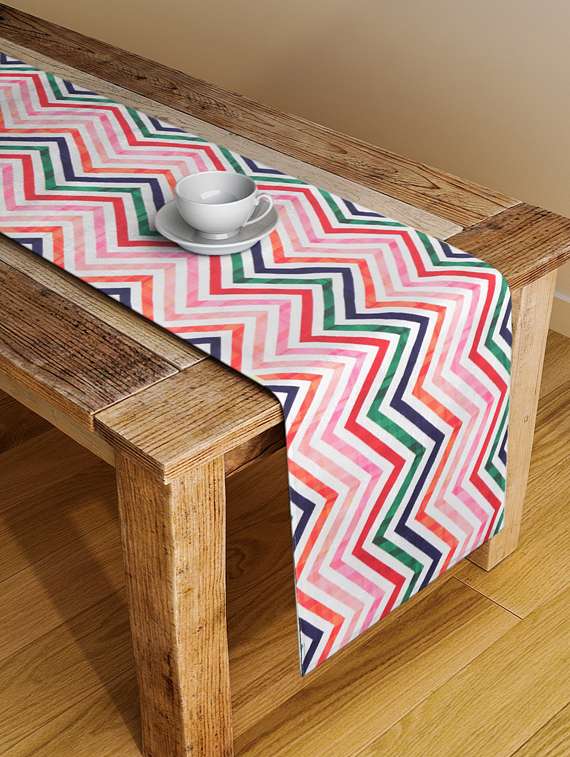  digital printed table runner