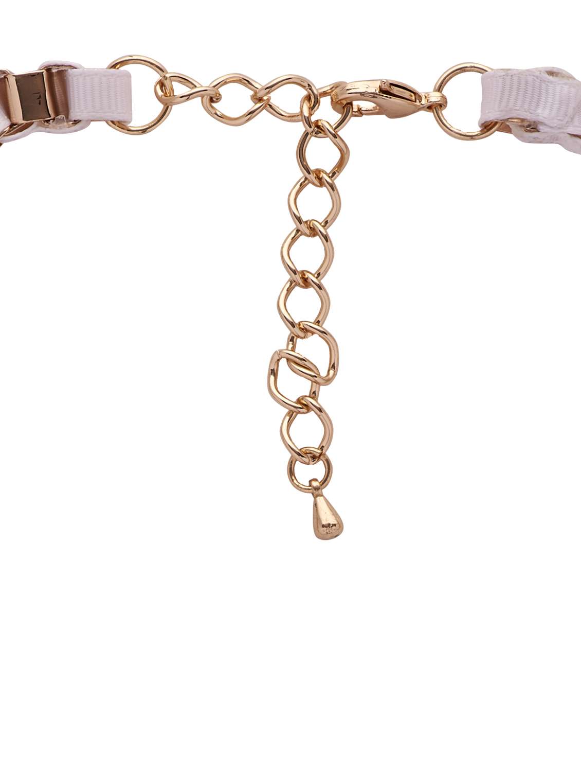 black and white ribbon necklace - 17188 -  Standard Image - 2