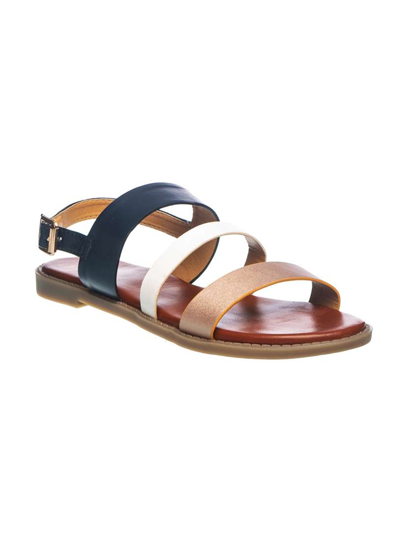 grey back strap sandals