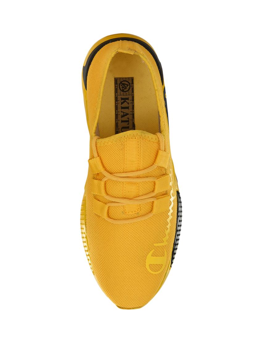 yellow lace up sport shoes - 17192586 - Standard Image - 2