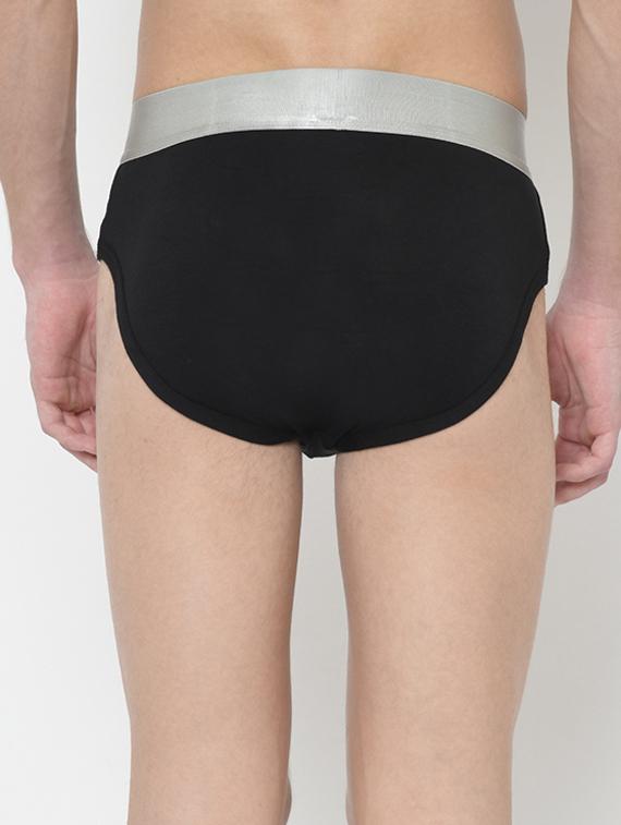 black solid hipster brief - 17192941 - Standard Image - 2