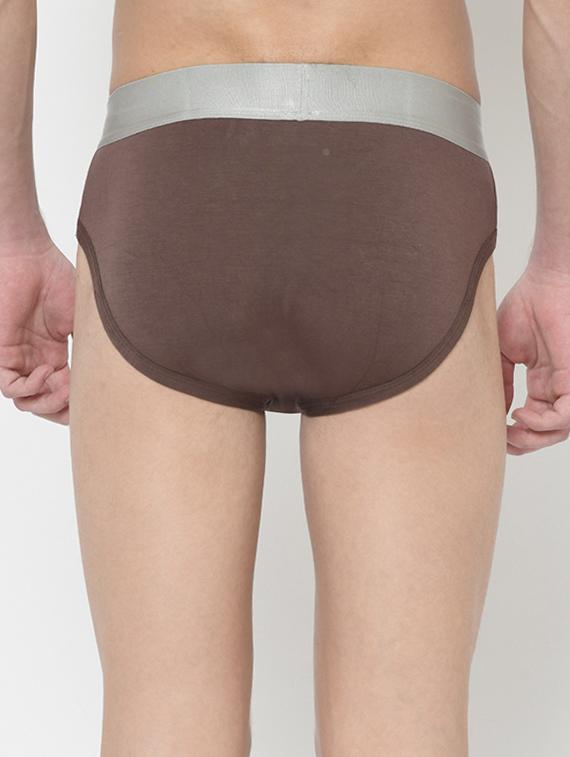 khaki solid hipster brief - 17192943 - Standard Image - 2