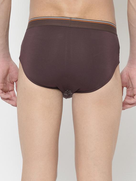 khaki striped hipster brief - 17192947 - Standard Image - 2