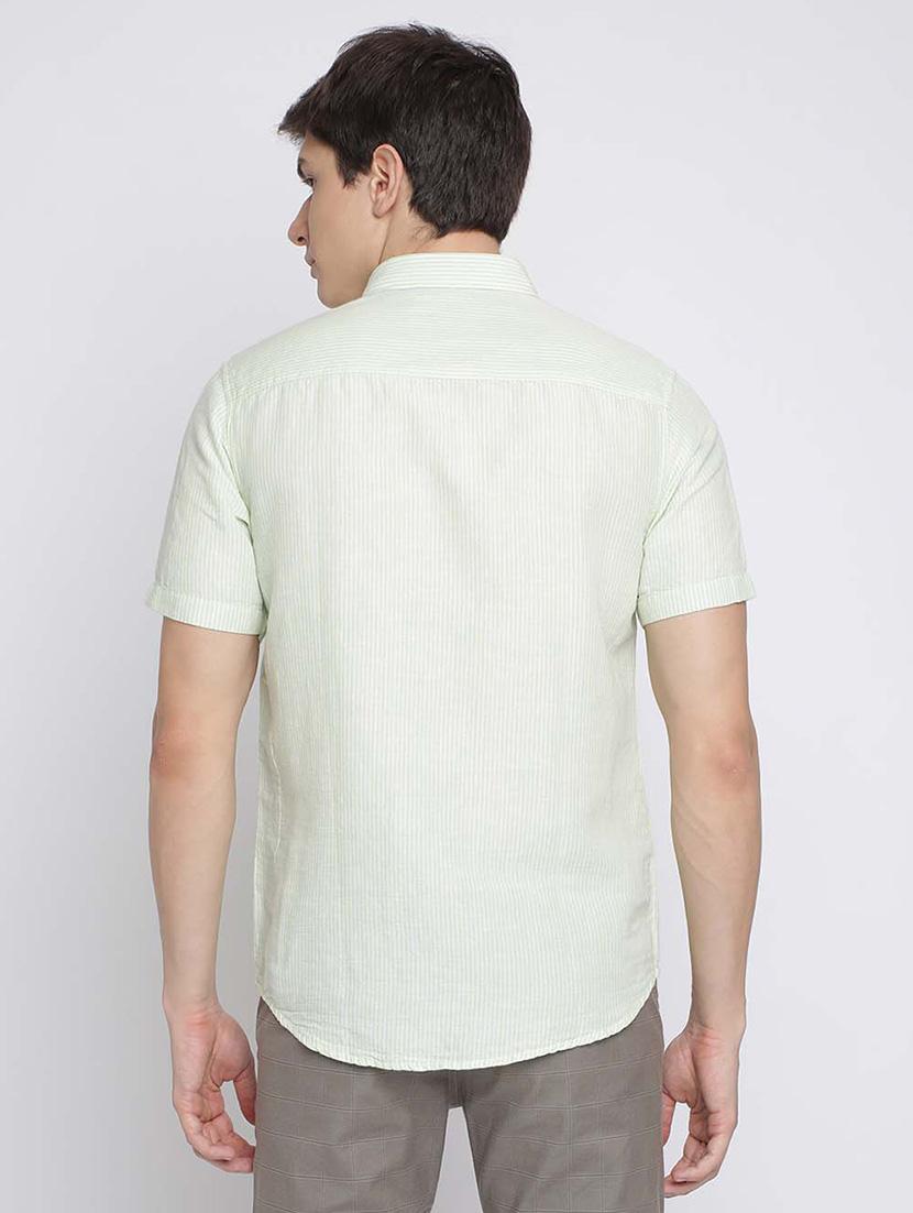 white striped casual shirt - 17194198 - Standard Image - 2
