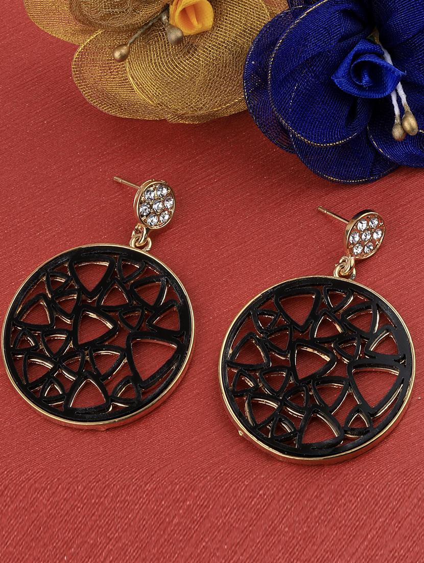 black metal drop earring - 17194378 - Zoom Image - 0