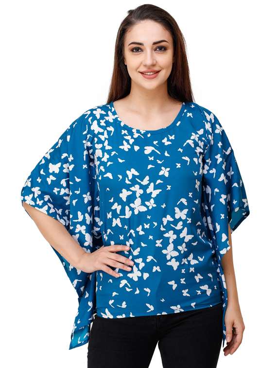 women's straight round neck top