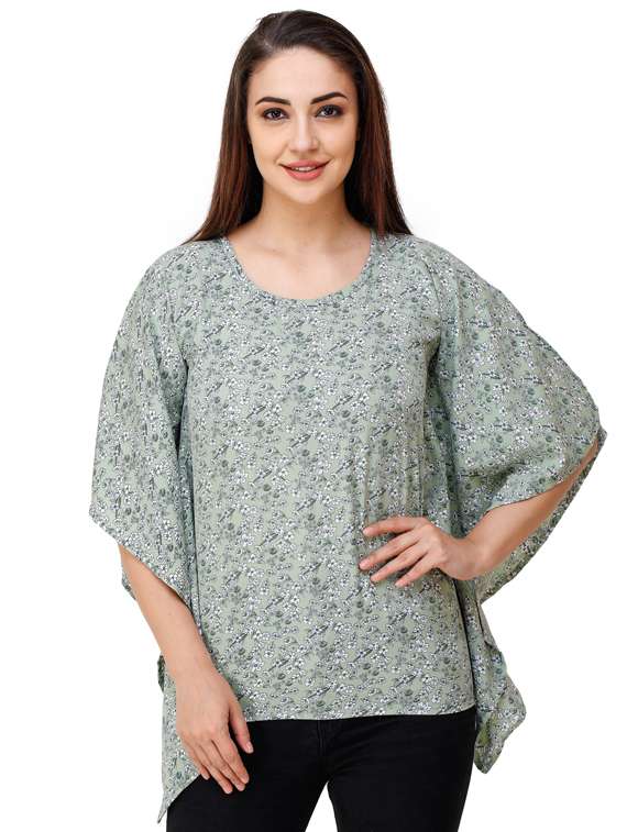 women's a line round neck top