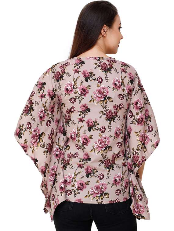 women's straight round neck top - 17194558 - Standard Image - 2