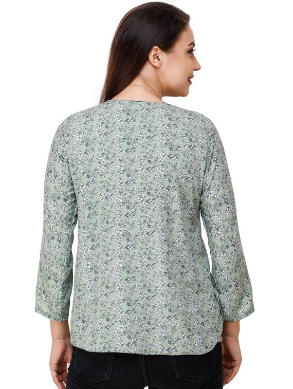 green polyester summer jacket - 17194569 - Standard Image - 2