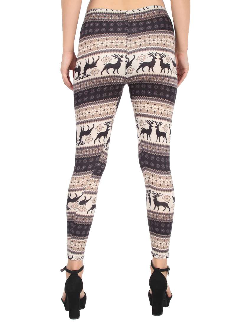 black cotton blend leggings - 17196208 - Standard Image - 2