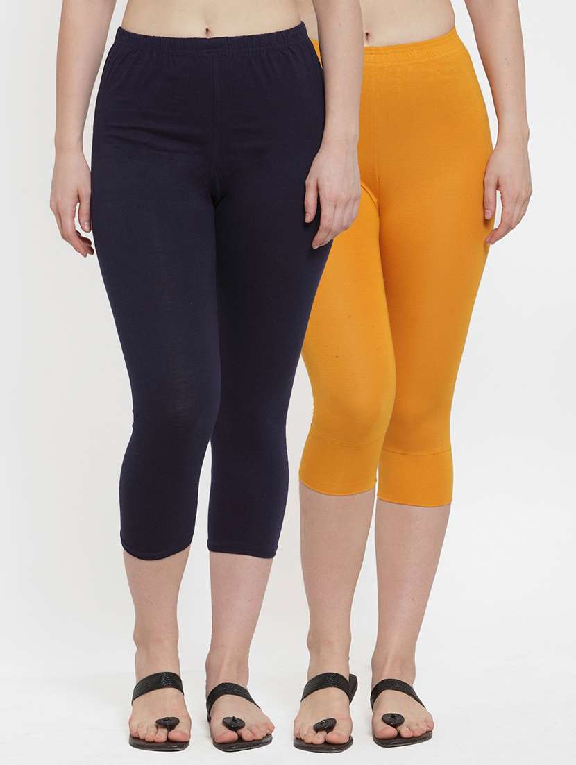 set of 2 capri leggings