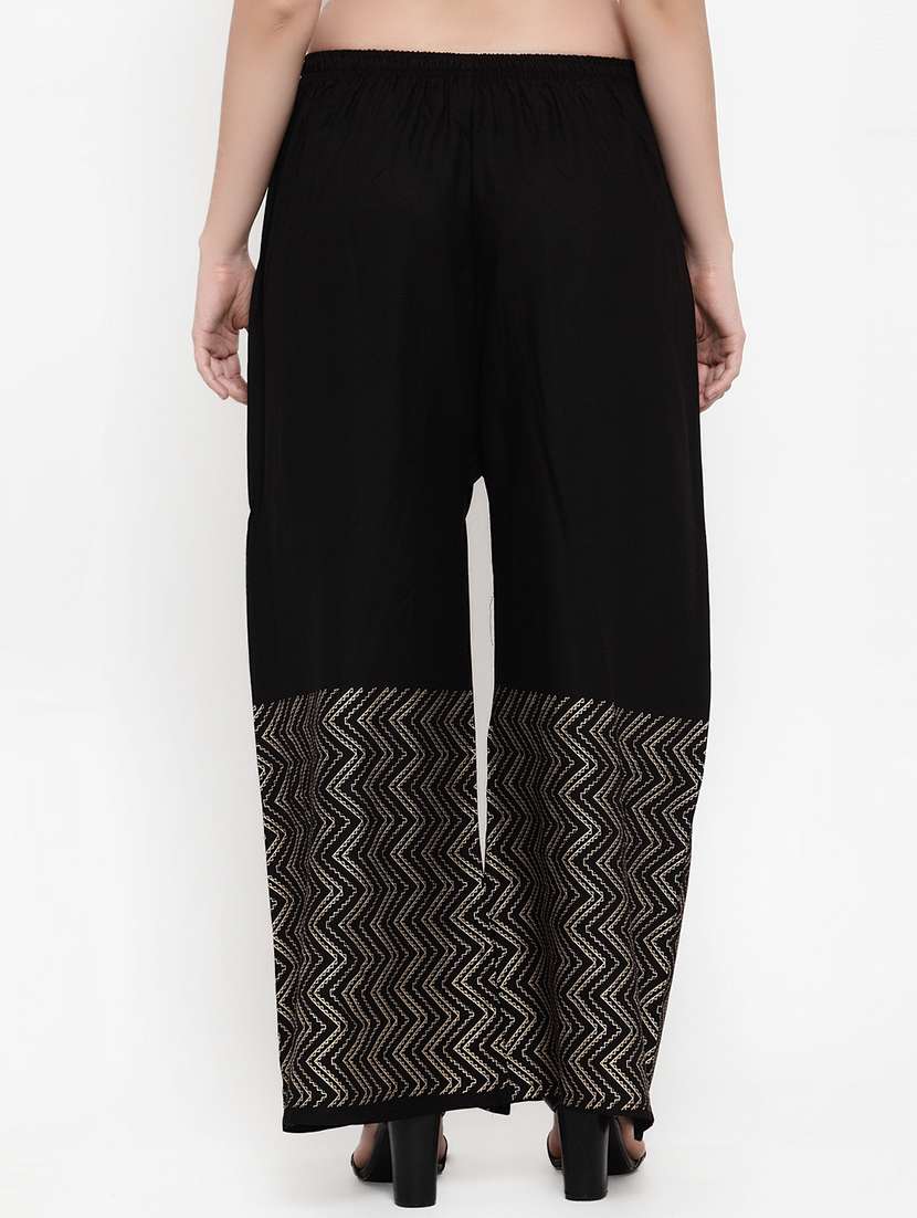 high rise flared palazzo - 17206596 -  Standard Image - 2