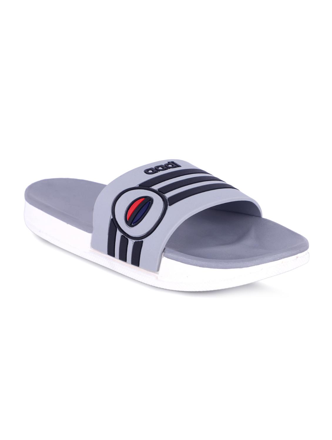 grey slip on flip flops - 17207972 -  Zoom Image - 0