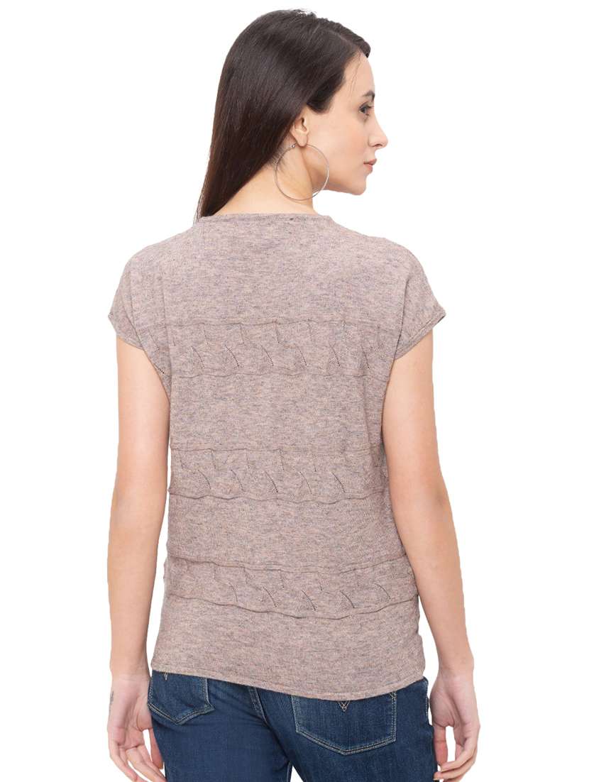 women's all over print round neck t-shirt - 17208767 - Standard Image - 2