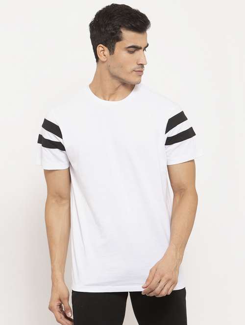 white taped t-shirt - 17209237 -  Standard Image - 0