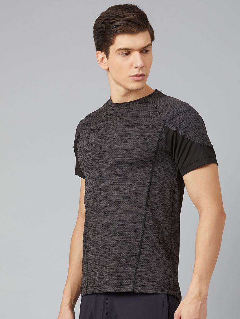 black melange t-shirt - 17213657 - Standard Image - 2