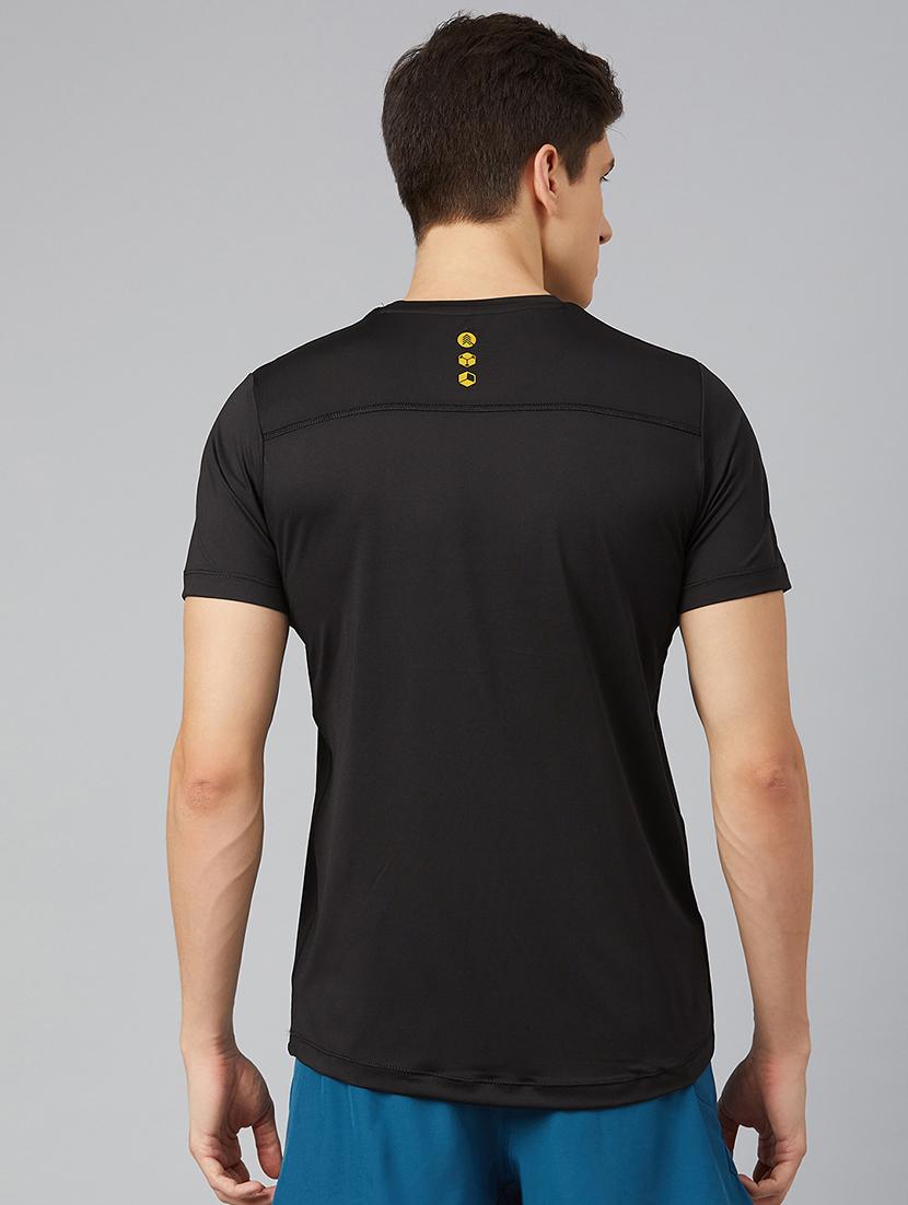 black solid t-shirt - 17213677 - Standard Image - 2