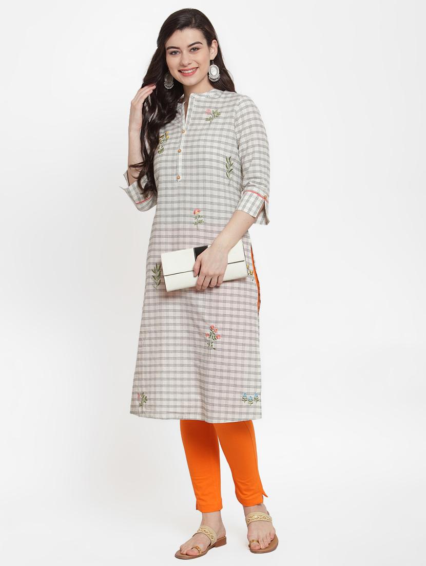 orange cotton leggings - 17215983 - Standard Image - 2