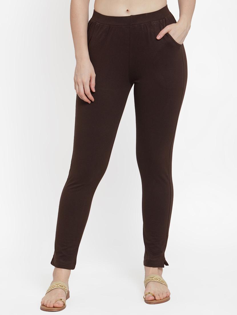 brown cotton leggings - 17215986 - Zoom Image - 0