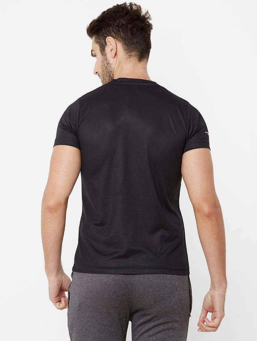 black solid t-shirt - 17216242 - Standard Image - 2