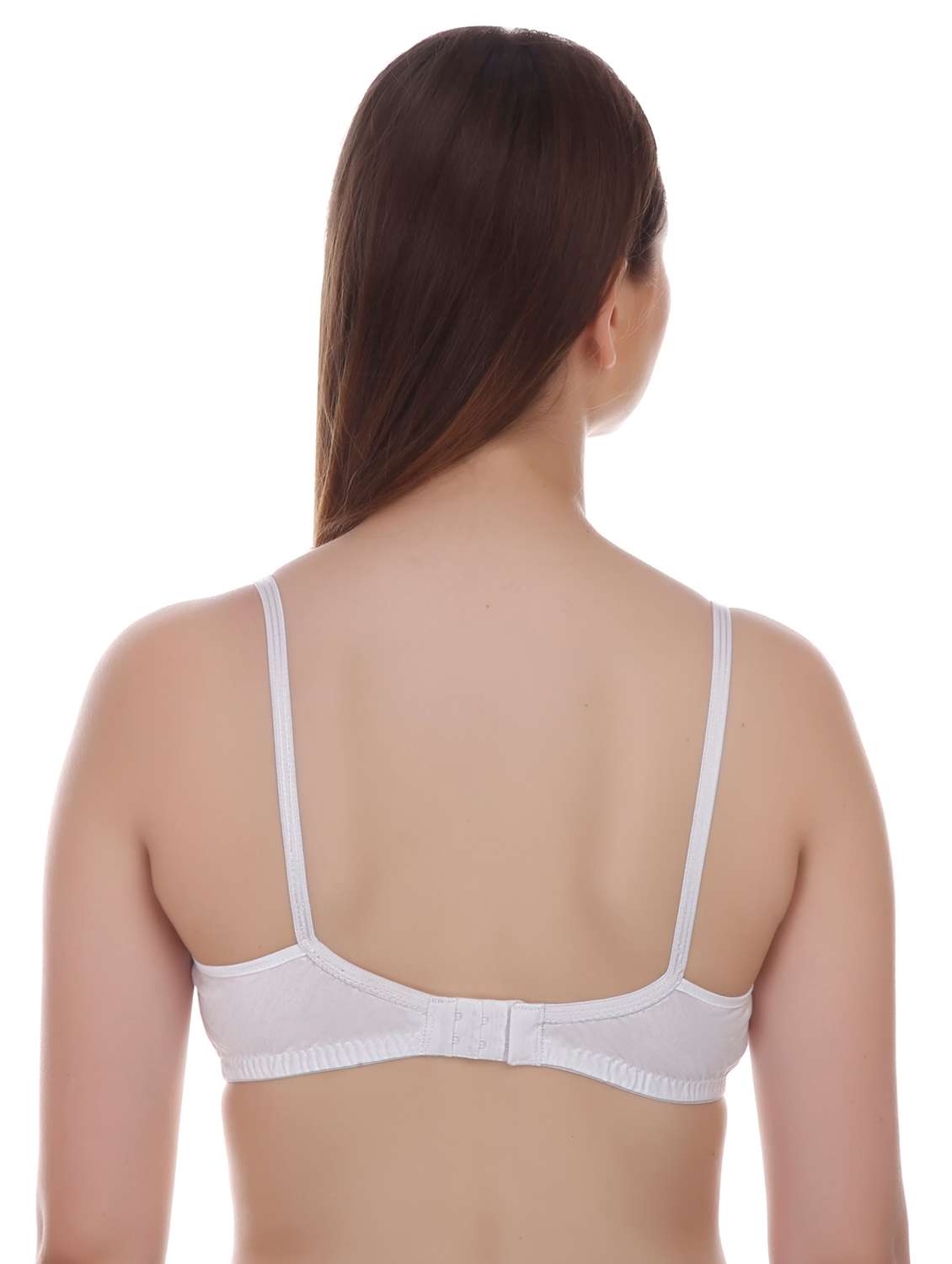 white cotton blend regular bra - 17219036 -  Standard Image - 2