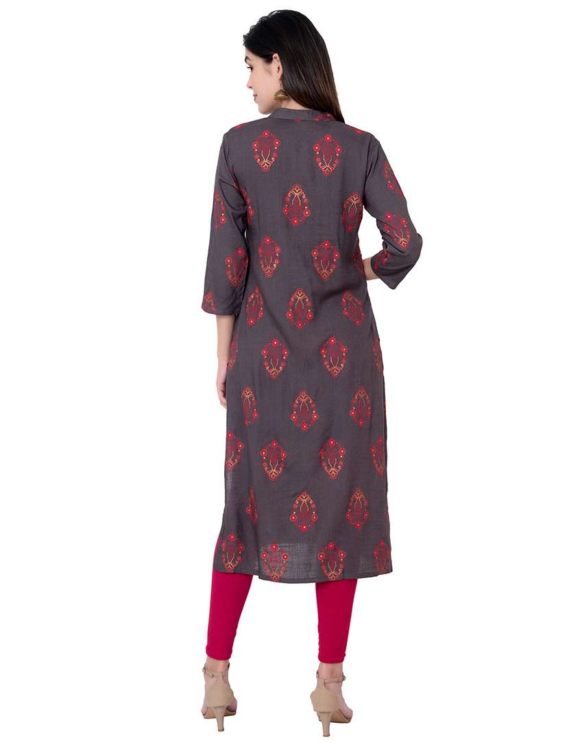 women's straight kurta - 17225884 -  Standard Image - 2