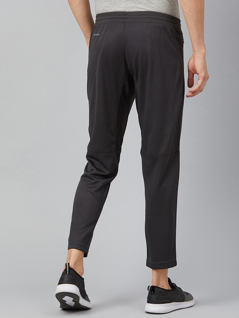 grey solid ankle length track pant - 17226070 - Standard Image - 2