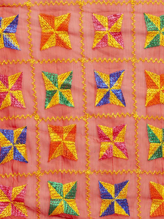multi color embroidered dupatta - 17226221 - Standard Image - 2