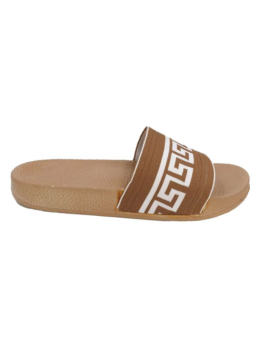 brown slip on flip flops - 17226287 -  Standard Image - 2