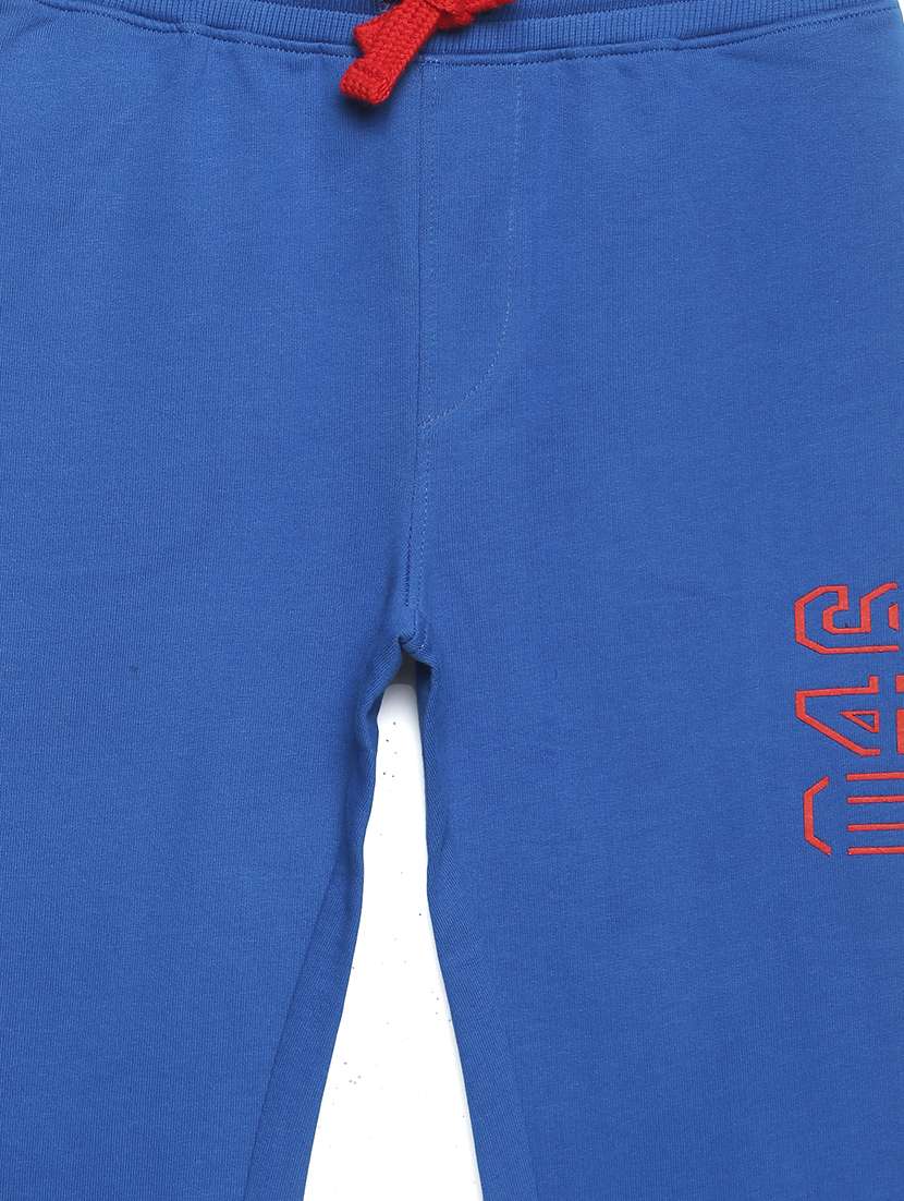 blue cotton joggers trouser - 17227788 - Standard Image - 2
