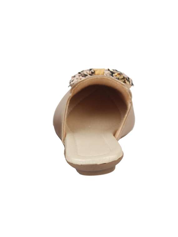 gold leather mules - 17227926 -  Standard Image - 2