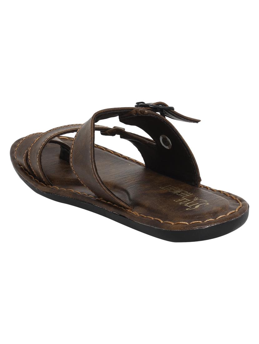 tan toe separator sandals - 17228145 - Standard Image - 2