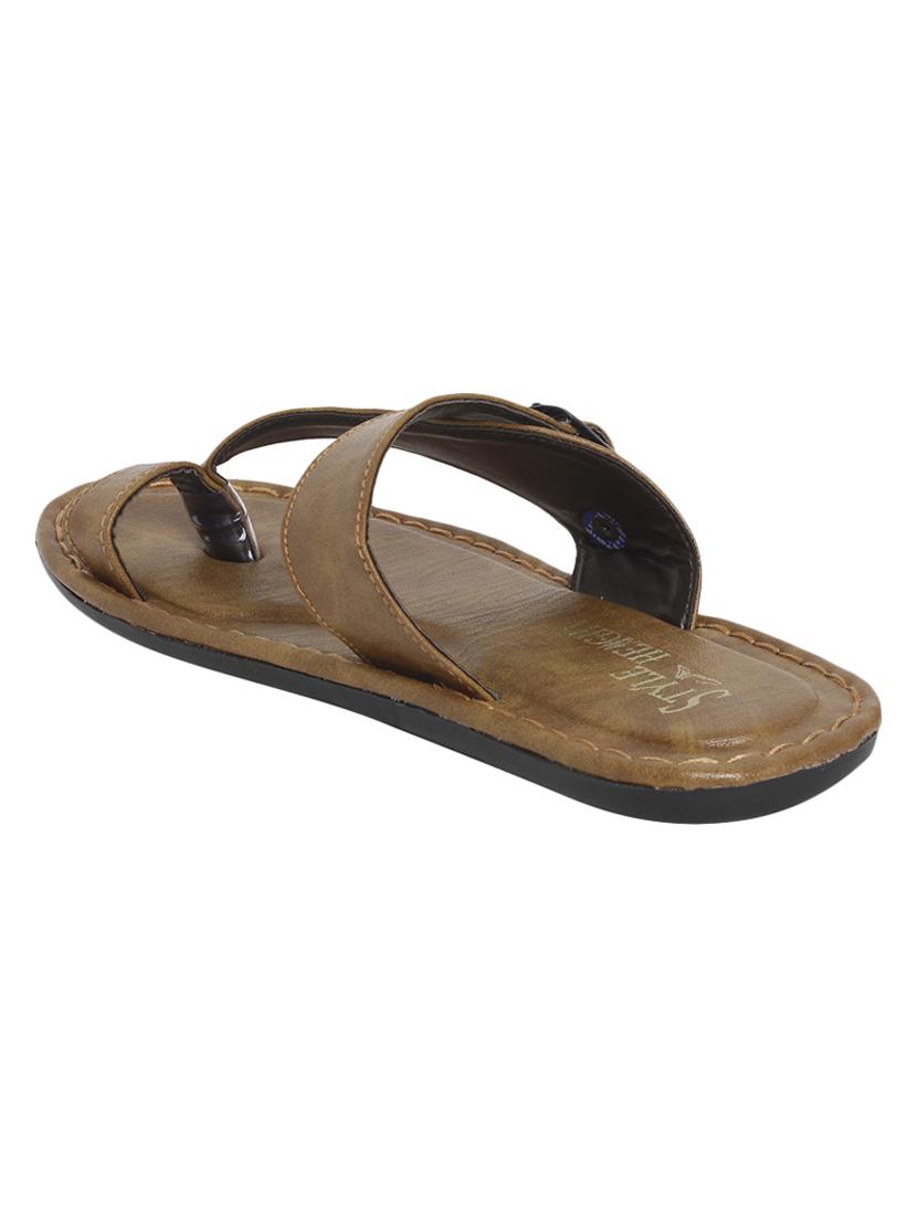 tan toe separator sandals - 17228159 - Standard Image - 2