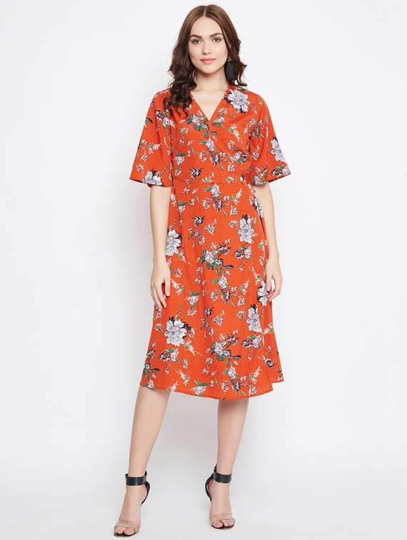 women's  floral dress