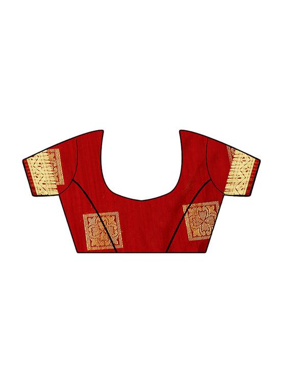 women's banarasi saree with blouse - 17229658 - Standard Image - 2
