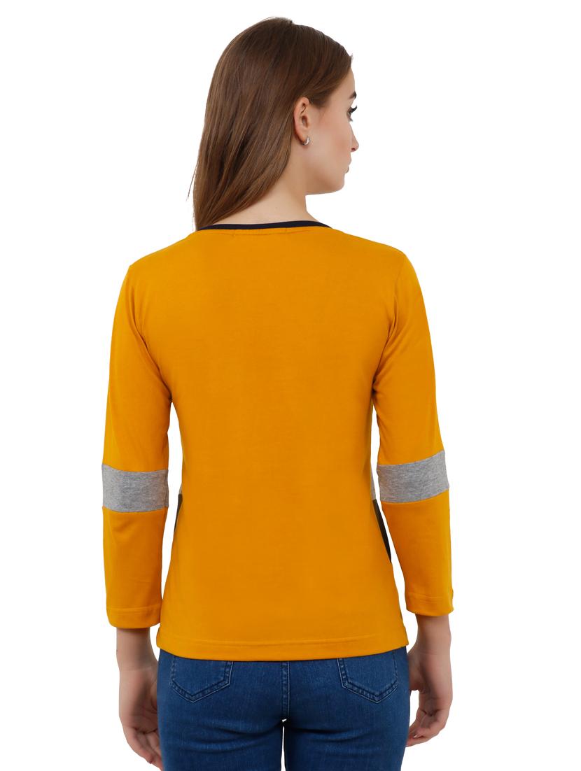 round neck color block tee - 17229788 - Standard Image - 2