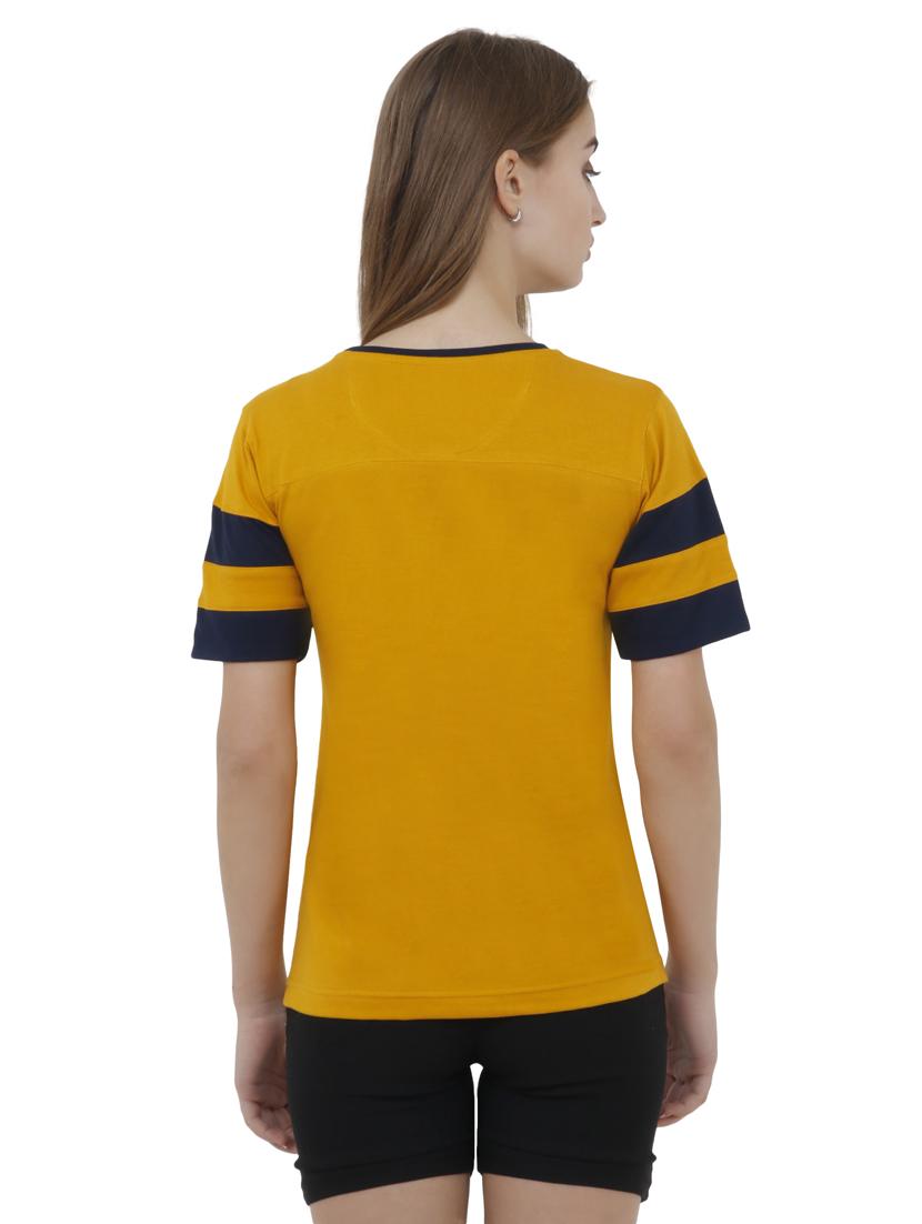 color block regular tee - 17229794 - Standard Image - 2