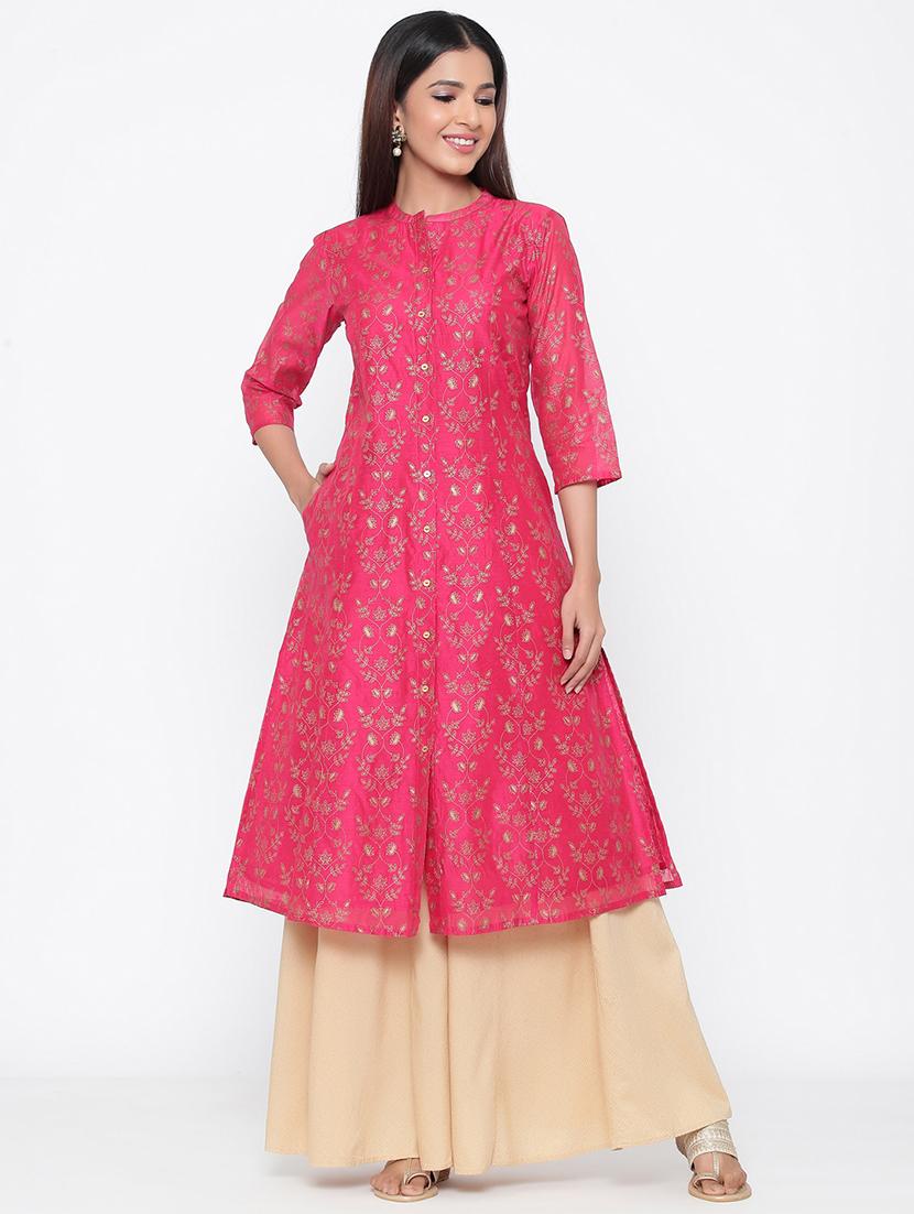 women's front slit kurta
