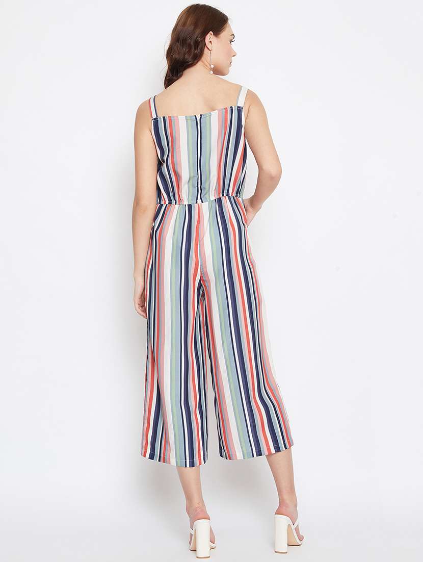 striped 3/4 jumpsuit - 17230801 -  Standard Image - 2