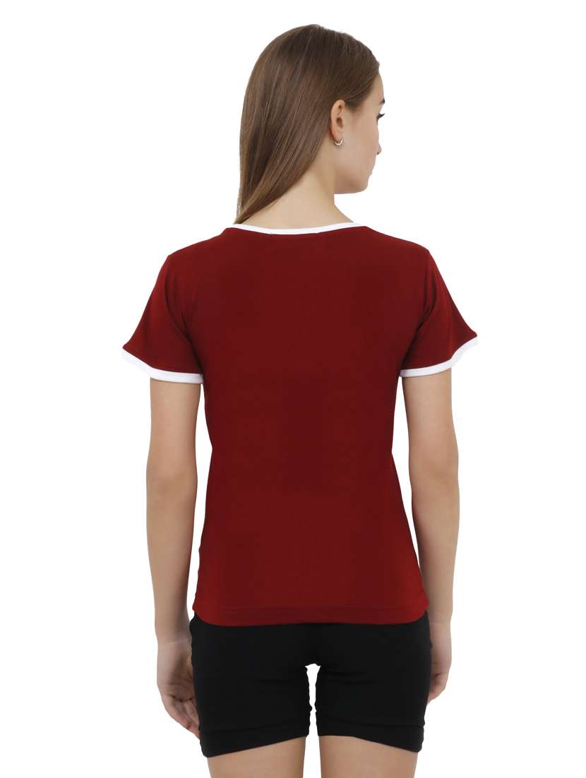 contrast bind tee - 17231992 -  Standard Image - 2