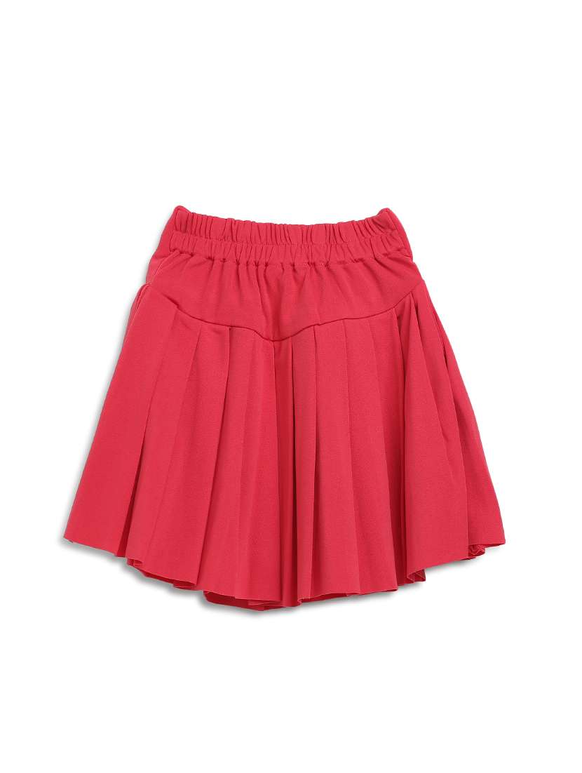 pink rayon skirt top twin sets & jump suit - 17234127 - Standard Image - 2