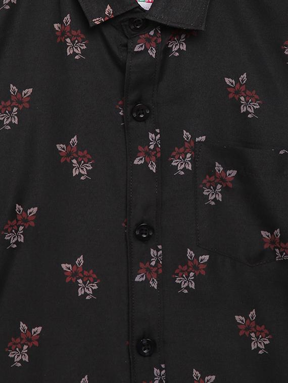 black cotton shirt - 17234243 - Standard Image - 2