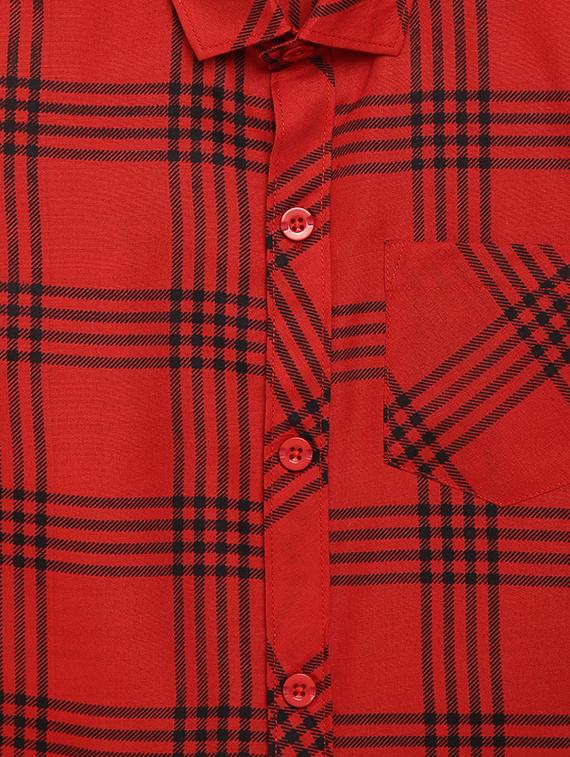 red cotton shirt - 17234249 - Standard Image - 2