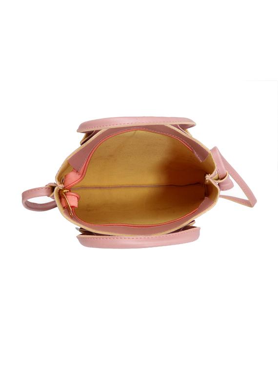 pink leatherette (pu) sling bag - 17234470 - Standard Image - 2