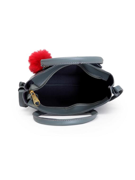 olive leatherette (pu) sling bag - 17234471 - Standard Image - 2