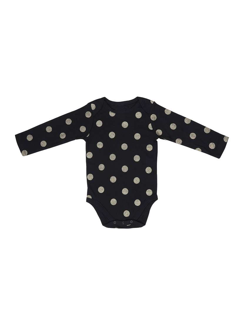 black cotton rompers onesies and romper - 17234599 -  Zoom Image - 0